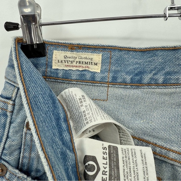 Levi's 501 Premium High Rise Straight Leg Button Fly Stars and Stripes 28 x 30 - Picture 14 of 16